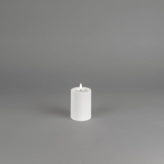 Konstsmide Blockljus vit 10cm