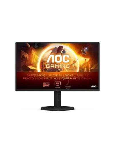 AOC 25G4SXU Gaming-skjerm 24,5" FHD 310Hz Fast IPS med HDR10 AOC 25G4SXU Gaming-skjerm 24,5" FHD 310Hz Fast IPS med HDR10