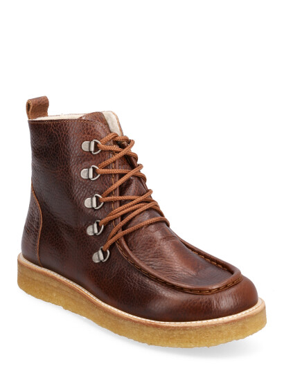 ANGULUS Boots - Flat - With Laces - Brown - 39 ANGULUS Boots - Flat - With Laces - Brown - 39