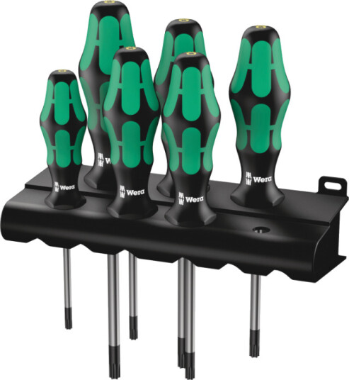 Wera 367/6 Torx Skrutrekkersett 6 Deler med Holder Wera 367/6 Torx Skrutrekkersett 6 Deler med Holder