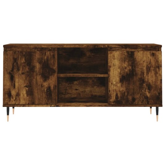 vidaXL TV-benk røkt eik 104x35x50 cm konstruert tre 8720845906603 vidaXL TV-benk røkt eik 104x35x50 cm konstruert tre 8720845906603