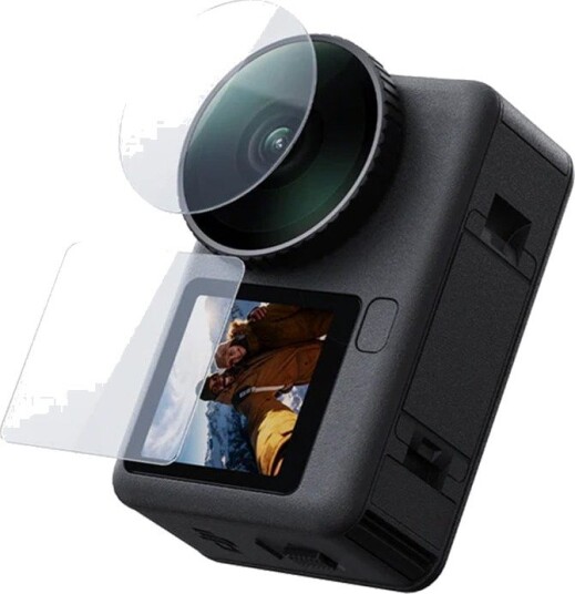 Telesin herdet glass sett for DJI Osmo Action 6 (objektiv + skjerm)