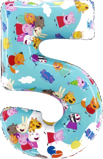 Ballongkungen Tallballong Peppa Gris Tall 5 L255