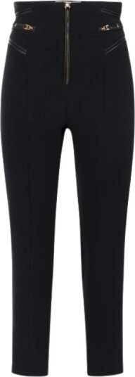 Elisabetta Franchi Dame Bukser Svart 2XL,
