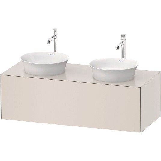 Duravit White Tulip Servantskap 1 skuff 130x55x40,8 cm Nordisk Hvit Matt