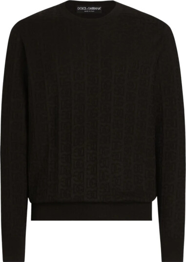 Dolce & Gabbana Herre Strikkevarer Svart L,