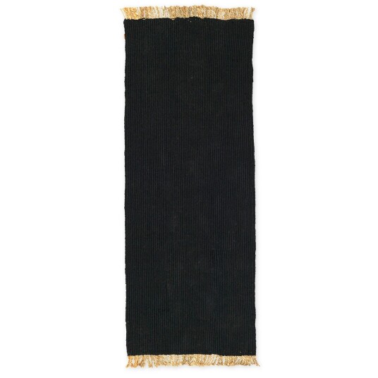 Ferm Living Block Teppe 80x200 cm Sort/Naturlig Ferm Living Block Teppe 80x200 cm Sort/Naturlig