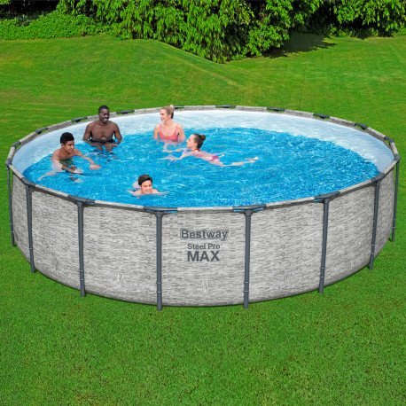 Bestway Basseng Steel Pro MAX Frame Pool Model 5618Y 549x122cm Bestway Basseng Steel Pro MAX Frame Pool Model 5618Y 549x122cm