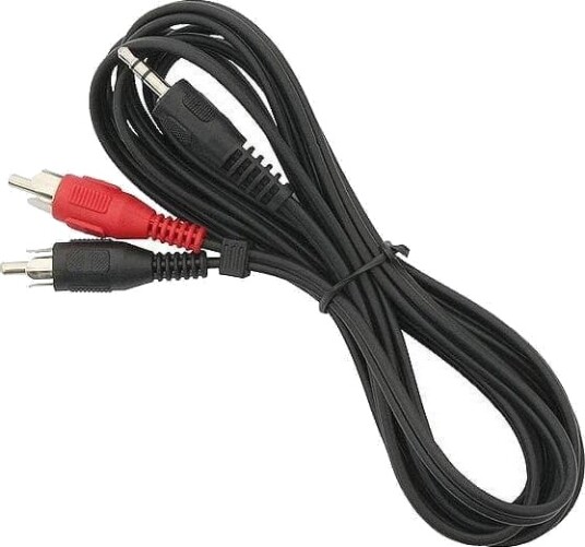 Kabel Blow Jack 3,5 Mm Rca Cinch X2 1,5 M Svart 02642