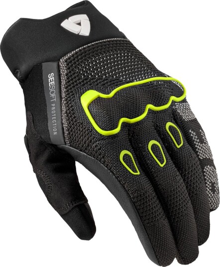 MC-Hansker REV"IT! Hyperspeed 3 Svart /Neon/Gul 3XL