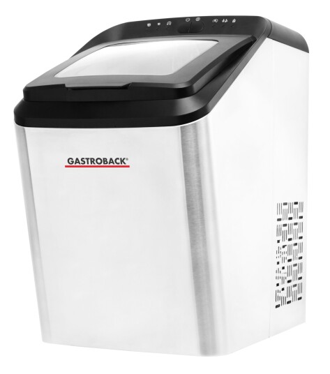 Gastroback Bartender Pro Isbitmaskin med Justerbar Isbitstørrelse, Rustfritt Stål
