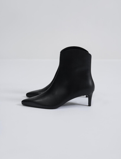 Malina Izzie Kitten Heel Ankle Boots Black 40