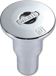 Dekksforskruvning forkrommet. ISO 8099 1 1 1/2" Waste
