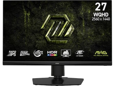 MSI MAG 272QPF 27" Gaming Skjerm WQHD 2560x1440 0,5ms Svart MSI MAG 272QPF 27" Gaming Skjerm WQHD 2560x1440 0,5ms Svart