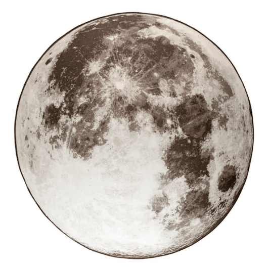 Zuiver Moon Utendørs teppe - Stone Grey, Ø200