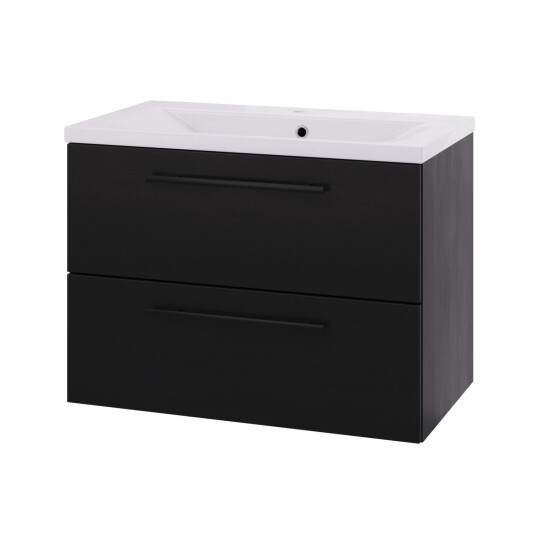 Linn Bad Ingrid D45cm Servantskap Svart eik / 80cm LB-110608 Linn Bad Ingrid D45cm Servantskap Svart eik / 80cm LB-110608