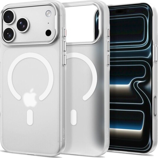 Tech-Protect MagZero MagSafe-etui til iPhone 17 Pro Max / 18 Pro Max – matt hvit