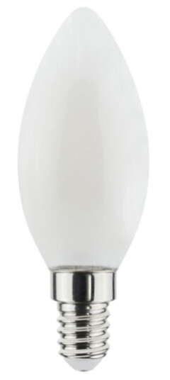 Oiva LED-pære E14 Mignon 6,5W/830 Filament Opal