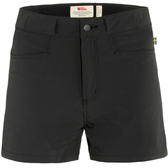 Fjellreven High Coast Lite Shorts Dame Black 38