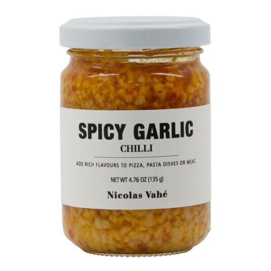 Nicolas Vahé Krydret Hvit Løk chilliolje 135 g Nicolas Vahé Krydret Hvit Løk chilliolje 135 g