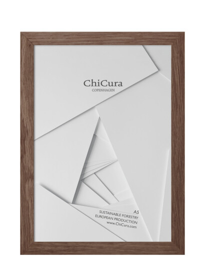 ChiCura Wooden Frame   A5   Glass   Brown   14.8X21CM