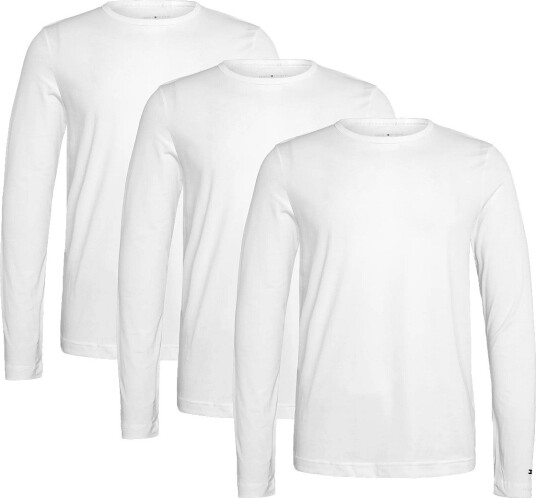 Tommy Hilfiger 3P Ls Tee WHITE WHITE WHITE L Tommy Hilfiger 3P Ls Tee WHITE WHITE WHITE L