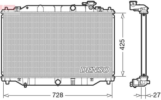 Radiator DENSO DRM44040 Radiator DENSO DRM44040