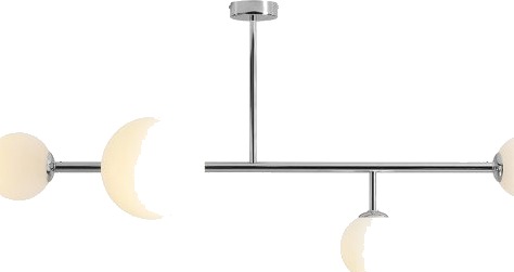 Aldex Dione taklampe krom