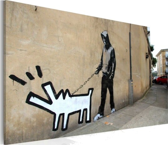 Bilde Barking Dog Banksy 60x40 Artgeist sp. z o. o.