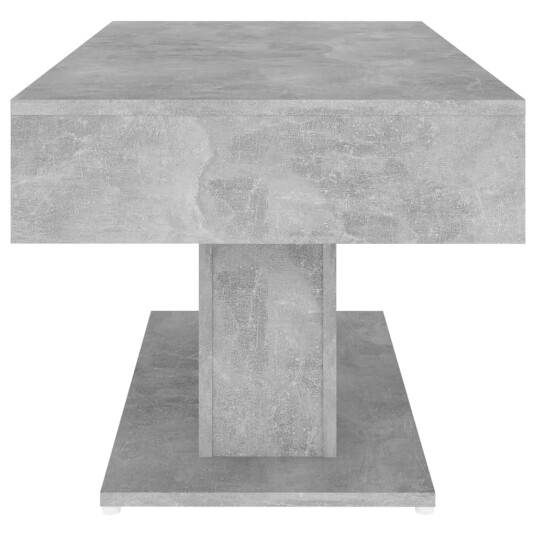 vidaXL Salongbord betonggrå 96x50x45 cm sponplate