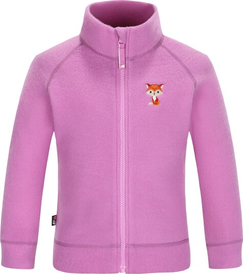 Skogstad Kids' Åsberg Soft Merinoull Jakke Bright Purple 3