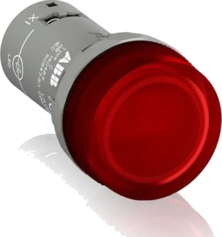 Kompaktlampe Med Led 22Mm Rød Cl2 623R 230V Ac 1Sfa619403r6231