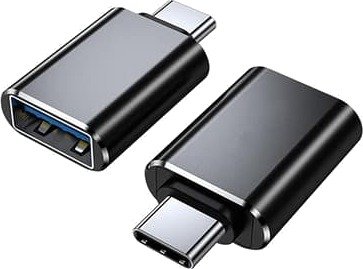 2-pakning USB 3.0 Type-C-adapter med uthevet design