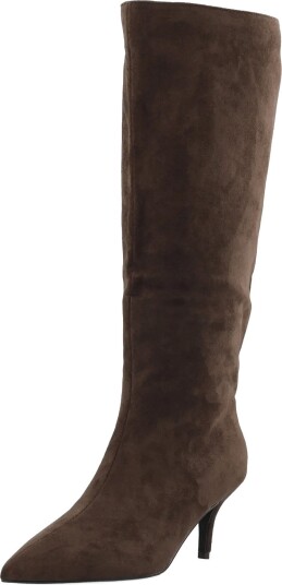 Bianco Biatyra Knee High Boot Faux Suede BROWN 40