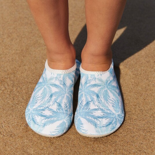 Wheat Sko Wheat Dolphin badesko til barn Palm blue 29/30