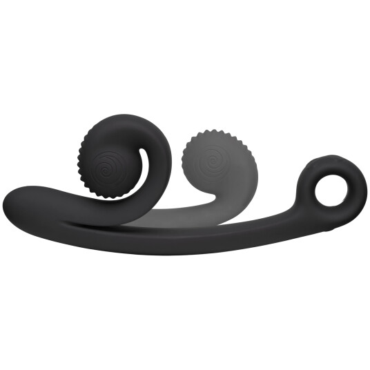 Snail Vibe Curve Oppladbar Dual Stimulator - Black Snail Vibe Curve Oppladbar Dual Stimulator - Black