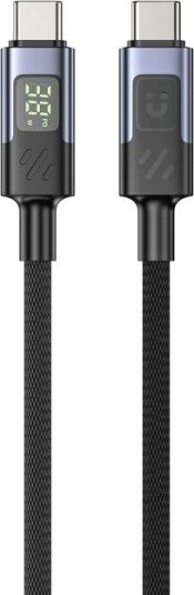Unitek Usb-C Pd 60W 480 Mbps Skjermkabel 2M Juoda Flettet Kabel