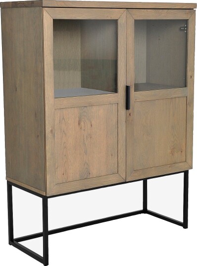 Nordic Furniture Group Vitrineskap Zion Grå Nordic Furniture Group Vitrineskap Zion Grå