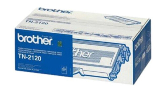Brother TN2120 BK Toner - Original - Svart 2600 sider Brother TN2120 BK Toner - Original - Svart 2600 sider