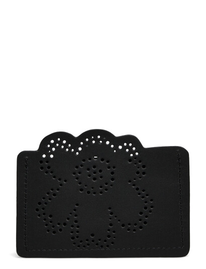 Marimekko Imprint Card Holder Unikko Black ONE SIZE Marimekko Imprint Card Holder Unikko Black ONE SIZE