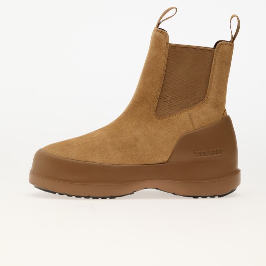 Joggesko Moon Boot Luna Chelsea Suede Sand EUR 40