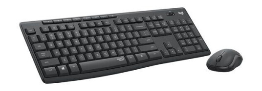 Logitech MK295 Silent - keyboard and mouse set - QWERTZ - Czech - graphite - Tastatur & Mussett - Tsjekkisk - Svart Logitech MK295 Silent - keyboard and mouse set - QWERTZ - Czech - graphite - Tastatur & Mussett - Tsjekkisk - Svart