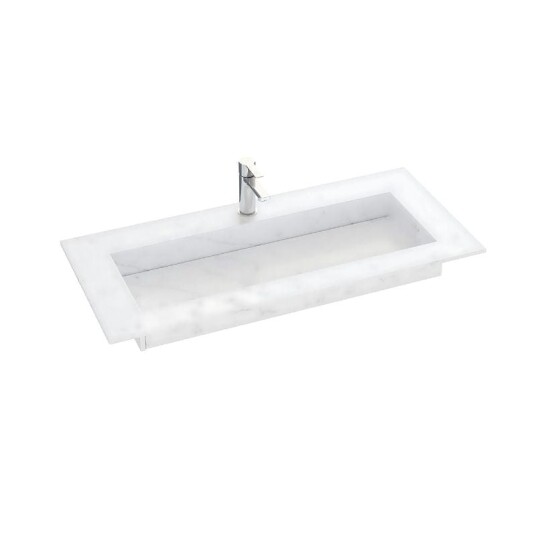 Dansani Inzo Angular Servant Silestone B60 165xh1,20xd45,50cm Eternal Statuario / 100cm