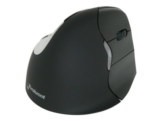 Evoluent Verticalmouse 4 Right Mac - Vertikal Mus - Høyrehendt - Optisk - 7 Knapper - Trådløs - Bluetooth