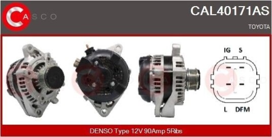 Dynamo CASCO CAL40171AS
