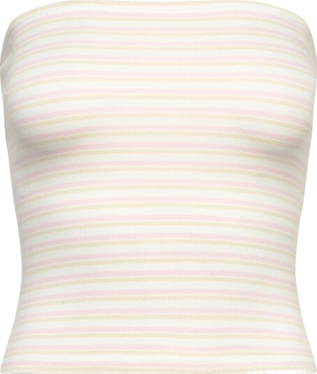 Gina Tricot Super Stretch Tube Top Cream XS Gina Tricot Super Stretch Tube Top Cream XS