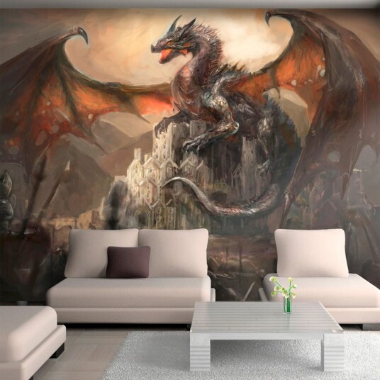 Fototapet Dragon Castle 400x280 - Artgeist sp. z o. o.