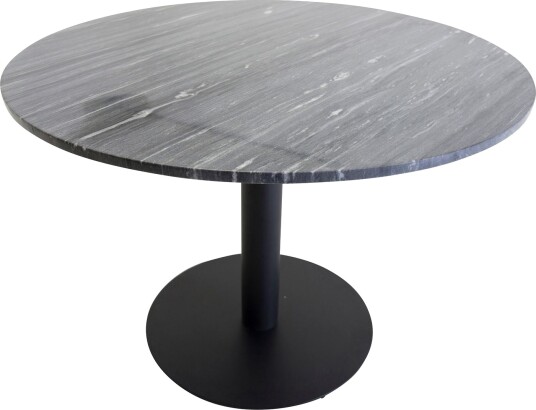 Spisebord Venture Home Admira spisebord 106 cm rundt marmor Black - Spisebord Venture Home Admira spisebord 106 cm rundt marmor Black -
