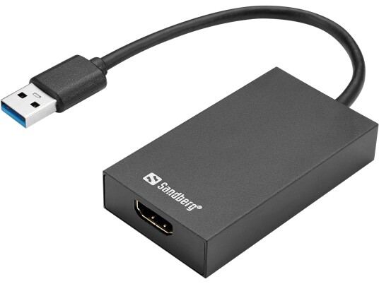 Sandberg USB 3.0 HDMI Konverter med 1080p Støtte
