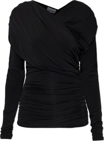 Ganni Dame Bluser & Skjorter Svart S,
